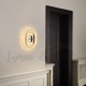 Aplica LED 20W Krystal Ring Oval, LED inclus Aplica LED 20W Krystal Ring Oval, LED inclus