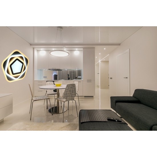 Aplica LED 24W Hexagonal Mini, LED inclus Aplica LED 24W Hexagonal Mini, LED inclus
