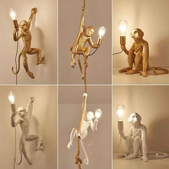 Aplica Monkey Gold, 1 surse de iluminare Aplica Monkey Gold, 1 surse de iluminare