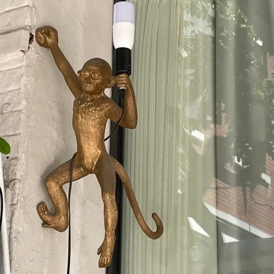 Aplica Monkey Gold, 1 surse de iluminare Aplica Monkey Gold, 1 surse de iluminare