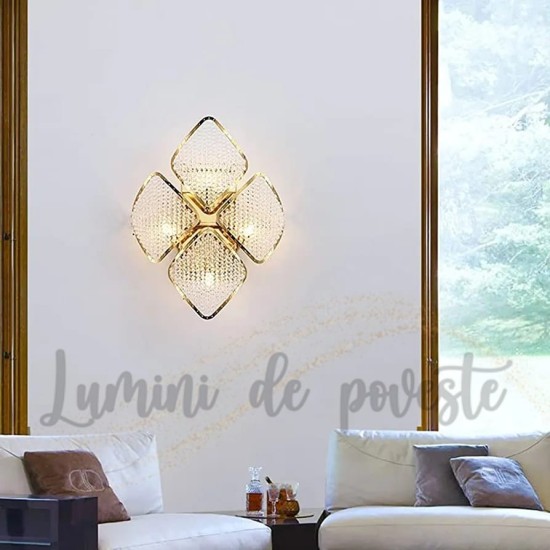 Aplica Summer Gold, 4 surse de iluminare Aplica Summer Gold, 4 surse de iluminare