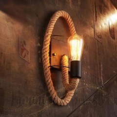 Aplica Vintage Rope, 1 surse de iluminare