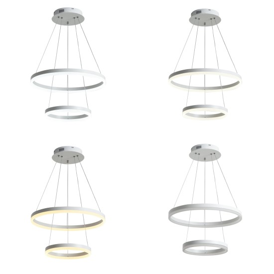 Candelabru LED 102W Minimalist 2 White, LED inclus Candelabru LED 102W Minimalist 2 White, LED inclus