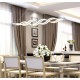 Candelabru LED 160W Waves Alb, LED inclus Candelabru LED 160W Waves Alb, LED inclus