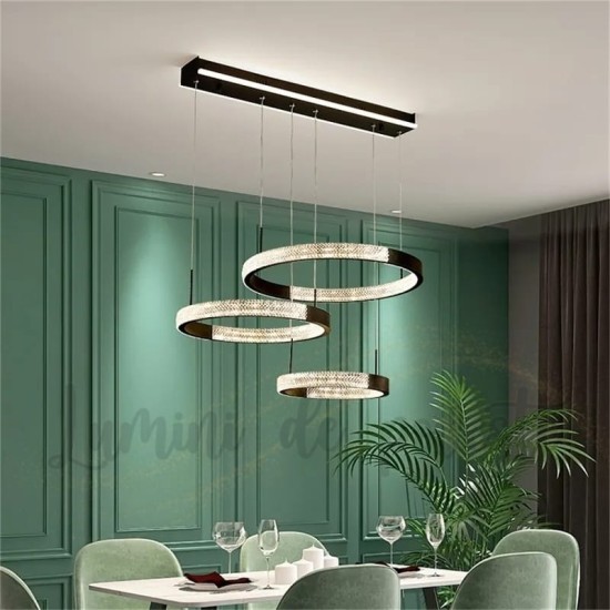 Candelabru LED 240W Balance Minimalist 3 Glam, LED inclus, 3 surse de iluminare, Telecomanda, Dimabil, Lumina: Cald, Natural, Rece, Echivalent 960W Candelabru LED 240W Balance Minimalist 3 Glam, LED inclus, 3 surse de iluminare, Telecomanda, Dimabil, Lumina: Cald, Natural, Rece, Echivalent 960W