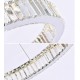 Candelabru LED 32 W Silver Diamond 40, LED inclus, Telecomanda