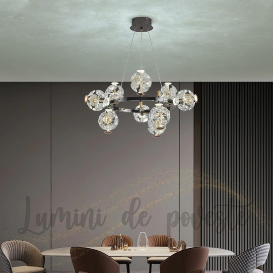 Candelabru LED 54 W Explosion Floral 750, LED inclus Candelabru LED 54 W Explosion Floral 750, LED inclus