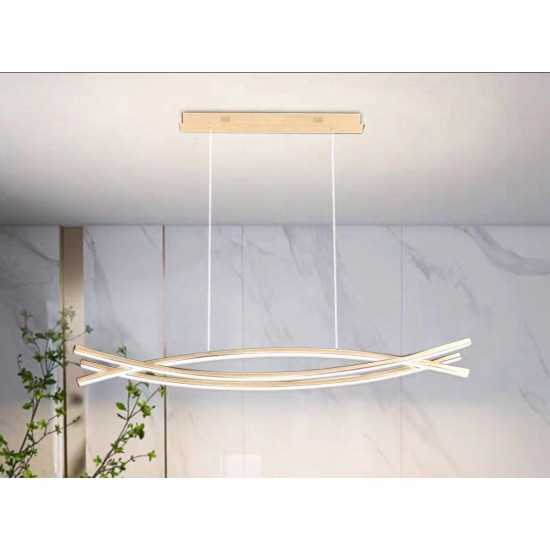 Candelabru LED 80W Link Gold, LED inclus Candelabru LED 80W Link Gold, LED inclus