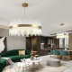 Candelabru LED 98 W Krystal Harmony Gold 60, LED inclus Candelabru LED 98 W Krystal Harmony Gold 60, LED inclus