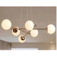 Candelabru Moon Globes, 6 surse de iluminare Candelabru Moon Globes, 6 surse de iluminare