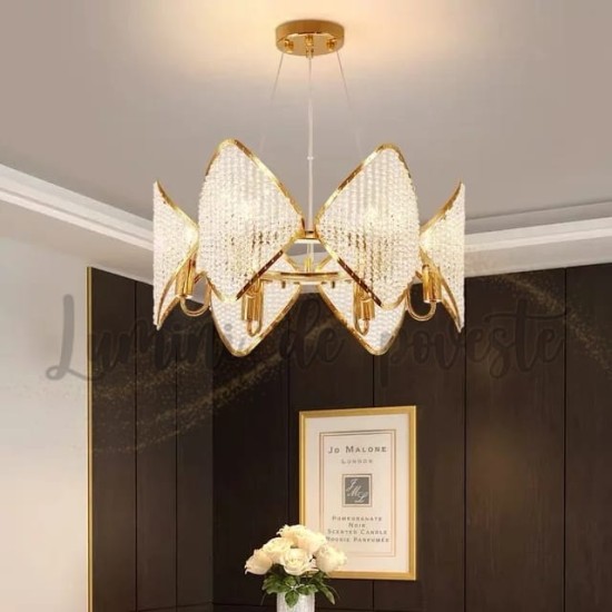 Candelabru Summer Gold 40, 6 surse de iluminare Candelabru Summer Gold 40, 6 surse de iluminare