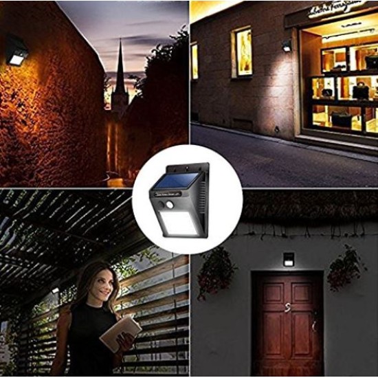 Lampa Solara LED cu senzor de miscare, 30 surse de iluminare Lampa Solara LED cu senzor de miscare, 30 surse de iluminare