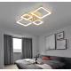 Lustra LED 144W Module 4 Auriu, LED inclus Lustra LED 144W Module 4 Auriu, LED inclus