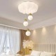 Lustra LED 100 W Noris Globe 3 White, LED inclus Lustra LED 100 W Noris Globe 3 White, LED inclus