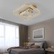 Lustra LED 108W Krystal Geometric Gold, LED inclus, 2 surse de iluminare, Telecomanda, Dimabil, Lumina: Cald, Natural, Rece, Echivalent 432W Lustra LED 108W Krystal Geometric Gold, LED inclus, 2 surse de iluminare, Telecomanda, Dimabil, Lumina: Cald, Natural, Rece, Echivalent 432W