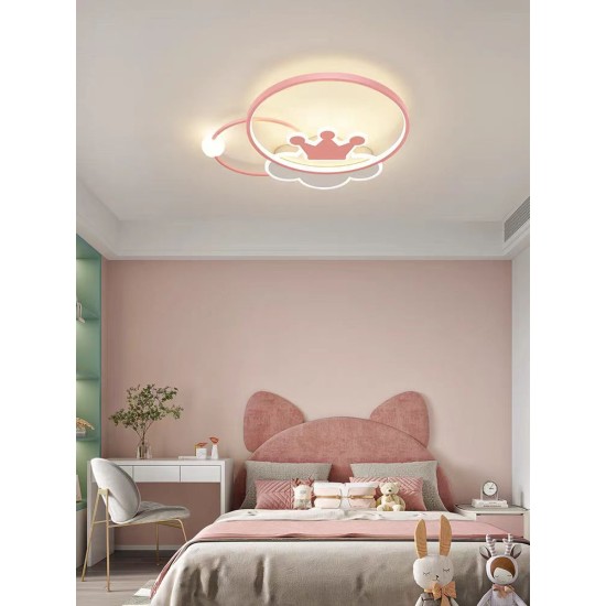 Lustra LED 110 W Noris Queen Red, LED inclus Lustra LED 110 W Noris Queen Red, LED inclus