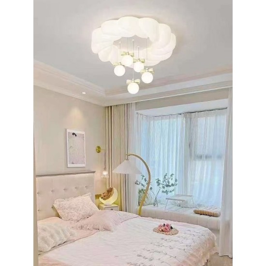 Lustra LED 110 W Noris Globe 5 White, LED inclus Lustra LED 110 W Noris Globe 5 White, LED inclus
