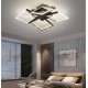 Lustra LED 62W Spectrum Rhomb, 4 surse de iluminare, Telecomanda Lustra LED 62W Spectrum Rhomb, 4 surse de iluminare, Telecomanda