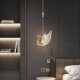 Pendul LED 12W Swan 1 Gold, LED inclus Pendul LED 12W Swan 1 Gold, LED inclus