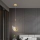 Pendul LED 12W Swan 1 Gold, LED inclus Pendul LED 12W Swan 1 Gold, LED inclus