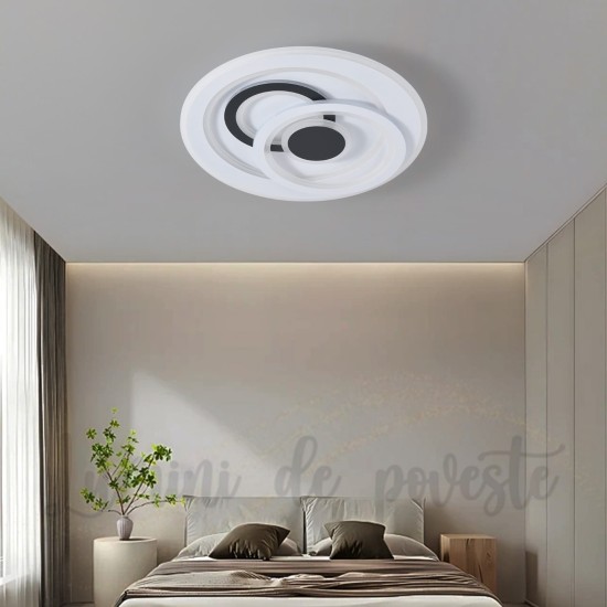 Plafoniera LED 156 W Twist Rotund, 4 surse de iluminare Plafoniera LED 156 W Twist Rotund, 4 surse de iluminare