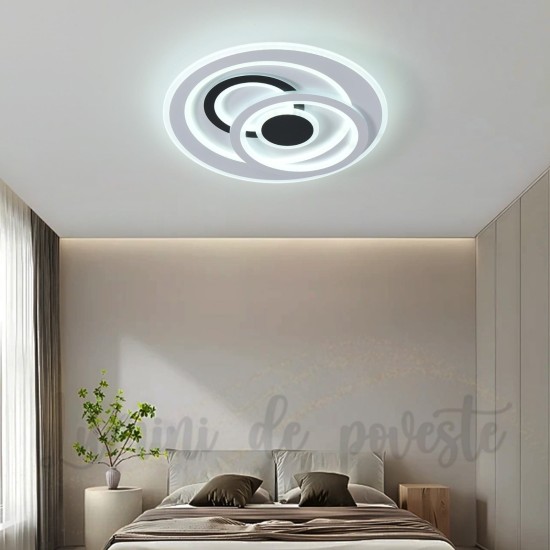 Plafoniera LED 156 W Twist Rotund, 4 surse de iluminare Plafoniera LED 156 W Twist Rotund, 4 surse de iluminare
