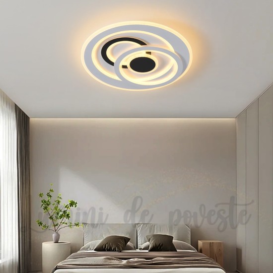 Plafoniera LED 156 W Twist Rotund, 4 surse de iluminare Plafoniera LED 156 W Twist Rotund, 4 surse de iluminare