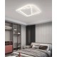 Plafoniera LED 160W Sway Square White, LED inclus Plafoniera LED 160W Sway Square White, LED inclus