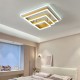 Plafoniera LED 214W Minimalist 3 Square Gold, LED inclus Plafoniera LED 214W Minimalist 3 Square Gold, LED inclus