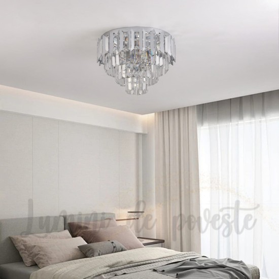 Plafoniera LED 72W Aurora Silver 400, LED inclus Plafoniera LED 72W Aurora Silver 400, LED inclus