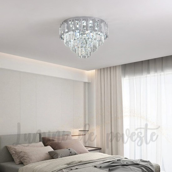 Plafoniera LED 72W Aurora Silver 400, LED inclus Plafoniera LED 72W Aurora Silver 400, LED inclus