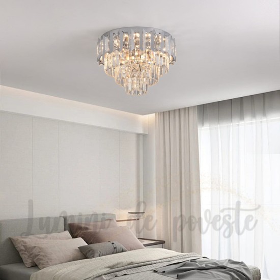 Plafoniera LED 72W Aurora Silver 400, LED inclus Plafoniera LED 72W Aurora Silver 400, LED inclus