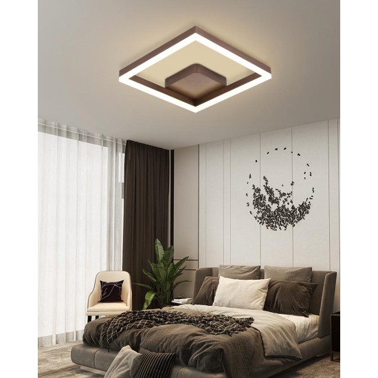 Plafoniera LED 80W Minimalist Square Maro, LED inclus Plafoniera LED 80W Minimalist Square Maro, LED inclus